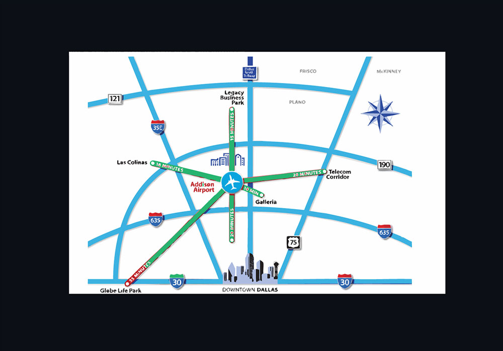 Addison International Airport (ADS) Supporting Business Aviation