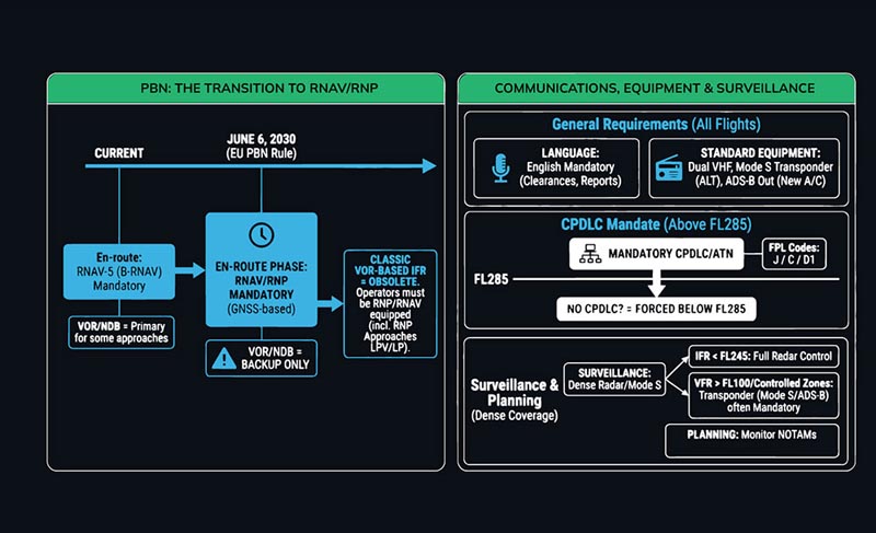 Communications and Mandatory Equipment