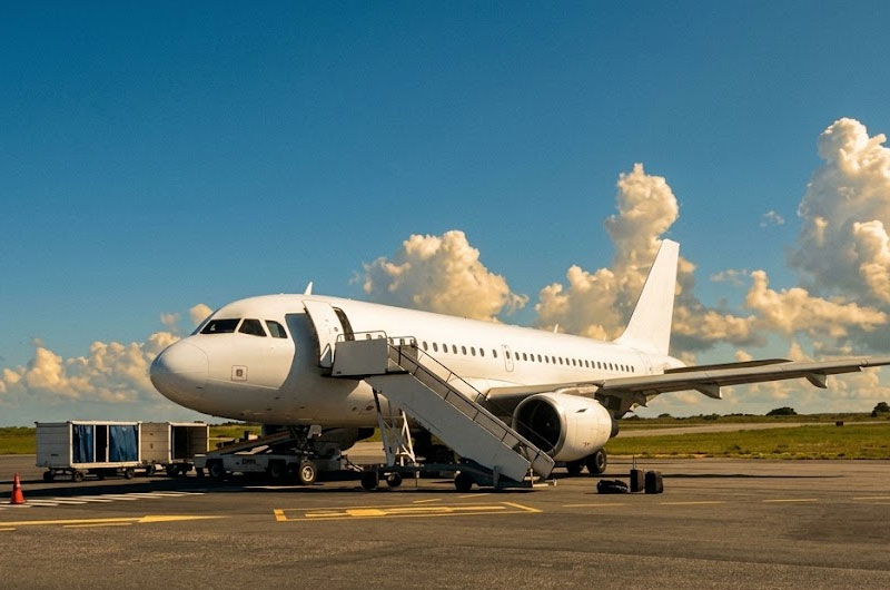 Ground Handling Capacity During LNG Crew Rotation Flights at Pemba Airport