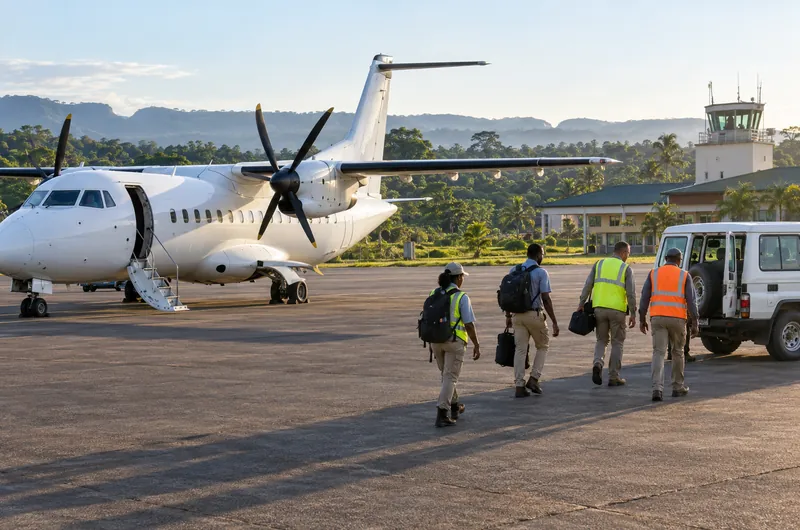 Mining Charter Coordination at Saurimo Airport, Angola: Planning Aircraft Support for Remote Operations
